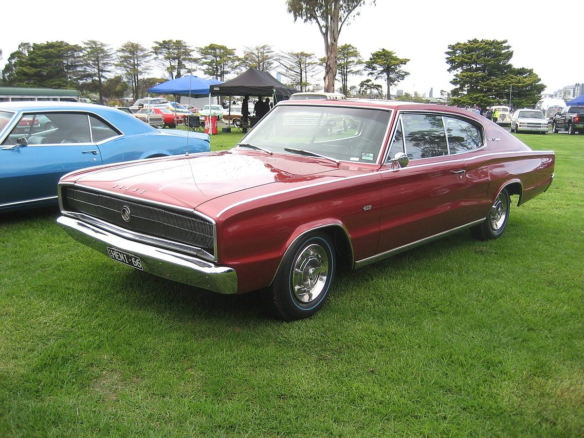 A 1966 Dodge Charger at a car show. Not the one in the story.